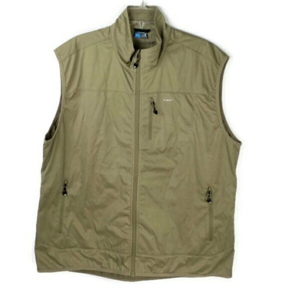Willit Khaki Lightweight Soft-Shell Sleeveless Zip Front Vest Mens Size XXL NWT - Picture 14 of 14